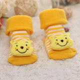 Baby Socks Floor Non-slip Cotton Cartoon Doll socks with bells Baby Girls Boys Soft  Cute Boots