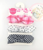 NEW 3pcs/lot baby headband flower print hairwear for newborn baby girl headband for litle girl headbands children