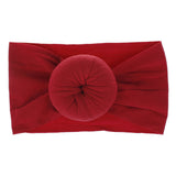 Brand New 0-6Y Newborn Infant Kids Girls Nylon Bow Hairband Headband Stretch Turban Knot Head Wrap Headwear Gifts 21 Colors