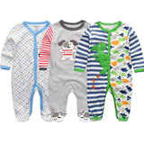 Summer Baby Rompers Spring Newborn Baby Clothes For Girls Boys Long Sleeve ropa bebe Jumpsuit Baby Clothing boy Outfits