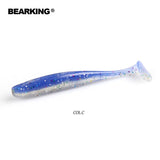 BEARKING Ez Shiner 5cm 7.5cm 10cm Wobblers for Hot Carp Fishing Soft Lures Silicone Artificial Double Color Baits