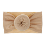 Brand New 0-6Y Newborn Infant Kids Girls Nylon Bow Hairband Headband Stretch Turban Knot Head Wrap Headwear Gifts 21 Colors