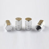 Aluminum Alloy Car Wheel Tire Valve Caps Tyre Rim Stem Covers Airdust Waterproof  For Automobiles Motorcycles Trucks Bikes
