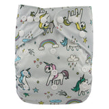 Ohbabyka Eco-friendly Diaper Cover Wrap Washable Diapers Couches Lavables Baby Nappy Reusable Nappy Baby Pocket Cloth Diapers