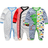 Summer Baby Rompers Spring Newborn Baby Clothes For Girls Boys Long Sleeve ropa bebe Jumpsuit Baby Clothing boy Outfits
