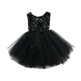 Princess Kids Baby Dress For Girls Fancy Wedding Dress Sleeveless Sequins Party Birthday Baptism Dress For Girl Summer Dresses