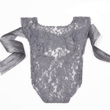 Baby Girls Lace Ruffled Romper Toddler Infant Jumpsuit Cake Smash Outfit Baby 1st Birthday Outfit Photo Props infant photo shoot