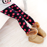Children Pants Autumn Winter Baby Leggings Colorful Print Flower Butterfly Love Girls Pants