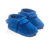 PU Suede Leather Newborn Baby Moccasins Shoes Soft Soled Non-slip Crib First Walker