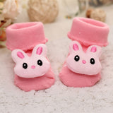 Baby Socks Floor Non-slip Cotton Cartoon Doll socks with bells Baby Girls Boys Soft  Cute Boots