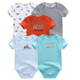 Baby Rompers 5-pack infantil Jumpsuit Boy&girls clothes Summer High quality Striped newborn ropa bebe Clothing Costume