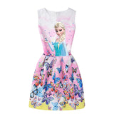 Elsa Dress for Girls Dresses summer Butterfly Anna Elsa Party Princess Dress clothing Elsa Dress Girls Kids Costume Clothes