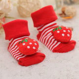 Baby Socks Floor Non-slip Cotton Cartoon Doll socks with bells Baby Girls Boys Soft  Cute Boots