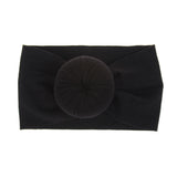 Brand New 0-6Y Newborn Infant Kids Girls Nylon Bow Hairband Headband Stretch Turban Knot Head Wrap Headwear Gifts 21 Colors