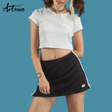 Artsnie Summer High Waist Casual Skirt Shorts for Women
