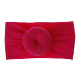 Brand New 0-6Y Newborn Infant Kids Girls Nylon Bow Hairband Headband Stretch Turban Knot Head Wrap Headwear Gifts 21 Colors