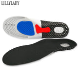 Running Silicone Gel Insoles for Feet Absorption Arch Support