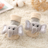 Baby Socks Floor Non-slip Cotton Cartoon Doll socks with bells Baby Girls Boys Soft  Cute Boots