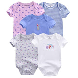 Baby Rompers 5-pack infantil Jumpsuit Boy&girls clothes Summer High quality Striped newborn ropa bebe Clothing Costume