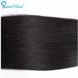 Buremese Hair Straight Panse Hair weaving Non-Remy Human Hair 4 Bundles Per Lot Customized 8-30 Inches Natural black Hair