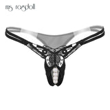 Women's Open Crotch Sexy Pearl Temptation Thongs