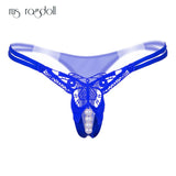 Women's Open Crotch Sexy Pearl Temptation Thongs
