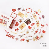 40pcs/lot Old Times Vintage Floral Stickers Set Scrapbooking Stickers For Bullet Journal Planner Diy Crafts Scrapbooking