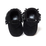 PU Suede Leather Newborn Baby Moccasins Shoes Soft Soled Non-slip Crib First Walker