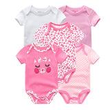 Baby Rompers 5-pack infantil Jumpsuit Boy&girls clothes Summer High quality Striped newborn ropa bebe Clothing Costume
