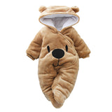 LZH Baby Winter Clothes Newborn Baby Girls Overall Autumn Long Sleeve Baby Romper For Baby Boys Jumpsuit Costume Infant Clothing