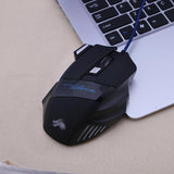 VODOOL Wired Gaming Mouse 7 Buttons 5500 DPI LED Optical Computer Mouse Gamer Mice For PC Laptop Notebook USB Cable Game Mouse