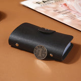 New PU Leather Function 24 Bits Card Case Business Card Holder Men Women Credit Passport Card Bag ID Passport Card Wallet H088