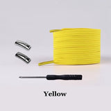 New Elastic Magnetic Locking ShoeLaces Quick No Tie Shoe laces Kids Adult Unisex Shoelace Sneakers Shoe Laces Strings