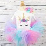 Baby Girl First Birthday Outfit Ensemble One Year Little Girl Dress Clothing Baby Child Summer Clothes Infant Christening Suits