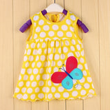 Cotton Flower Design Dress for Kids