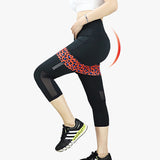 Printed Leopard Hip Resistance Bands Booty Leg Exercise Elastic Bands
