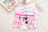 Cartoon Underpants 4Pcs/lot Baby Boxer Kids Underwear cotton Panties Calcinhas Infantis 2-9 Yrs