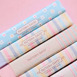 Cute Mini Stripe Flower Rubber Erasers Kawaii School Office Correction Pencil Erasers For Kids Gift Creative Korean Stationery