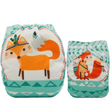 Ohbabyka Eco-friendly Diaper Cover Wrap Washable Diapers Couches Lavables Baby Nappy Reusable Nappy Baby Pocket Cloth Diapers