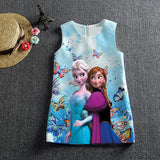 Elsa Dress for Girls Dresses summer Butterfly Anna Elsa Party Princess Dress clothing Elsa Dress Girls Kids Costume Clothes