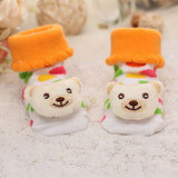 Baby Socks Floor Non-slip Cotton Cartoon Doll socks with bells Baby Girls Boys Soft  Cute Boots