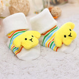 Baby Socks Floor Non-slip Cotton Cartoon Doll socks with bells Baby Girls Boys Soft  Cute Boots