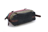 SMOOZA Canvas Totes Bag Striped Womens Handbag Patchwork rainbow Shoulder Bag Fashion Female Casual  Crossbody bag Sac a Main