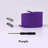 New Elastic Magnetic Locking ShoeLaces Quick No Tie Shoe laces Kids Adult Unisex Shoelace Sneakers Shoe Laces Strings