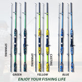 Spinning Casting Hand Lure Fishing Rod Pesca Carbon Pole Canne Carp Fly Gear Reel Seat feeder Ultralight Mini Travel Surf 1.8M
