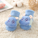 Baby Socks Floor Non-slip Cotton Cartoon Doll socks with bells Baby Girls Boys Soft  Cute Boots