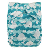 Ohbabyka Eco-friendly Diaper Cover Wrap Washable Diapers Couches Lavables Baby Nappy Reusable Nappy Baby Pocket Cloth Diapers