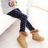 Children Pants Autumn Winter Baby Leggings Colorful Print Flower Butterfly Love Girls Pants