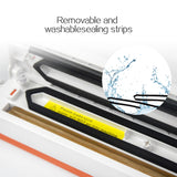 Vacuum Sealer Packaging Machine 220V/110V Household Food Vacuum Sealer Film Sealer Vacuum Packer Including 15Pcs Bags