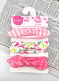 NEW 3pcs/lot baby headband flower print hairwear for newborn baby girl headband for litle girl headbands children